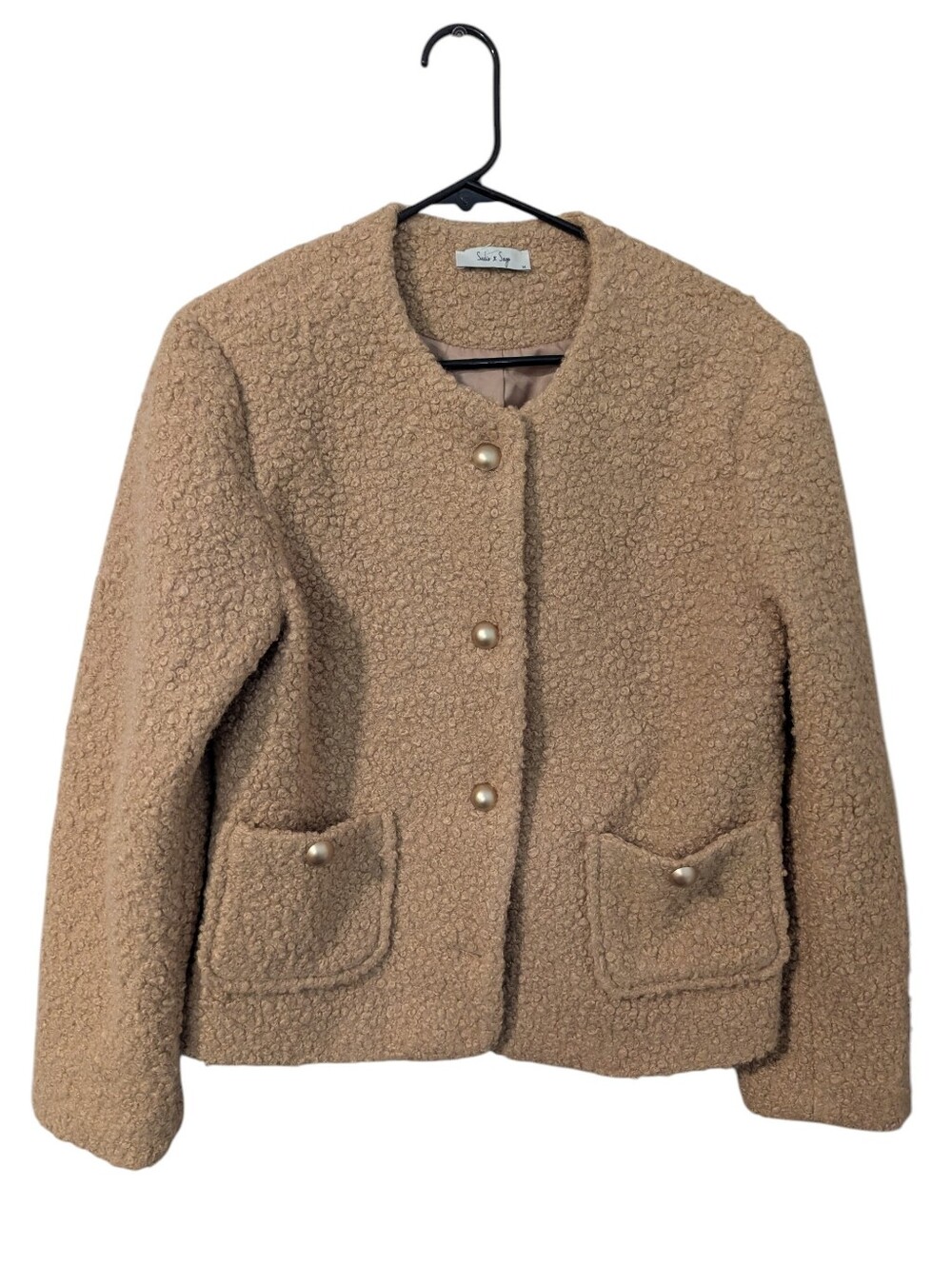 Sadie&Sage,Teddy Blazer,Size M